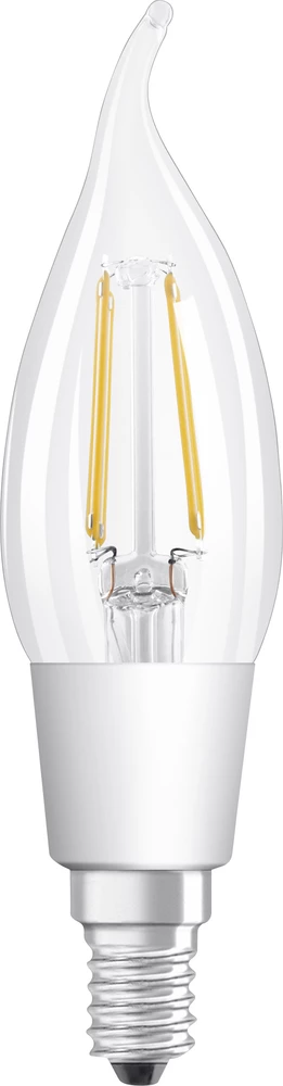 LED žarulja E14 oblik svijeće, dašak vjetra 4.5 W = 40 W toplo bijela (promjer x D) 35 mm x 141 mm KEU: A++ OSRAM sa žarnom niti slika