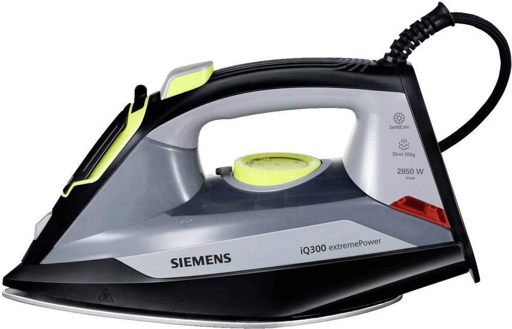 Parno glačalo Siemens TB40XTRM crna, žuta 2850 W slika