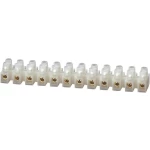 Stezaljka za svjetiljke, fleksibilna: 0.5-1.5 mm kruta: 0.5-1.5 mm broj polova: 12 610810 1 kom. bijele boje