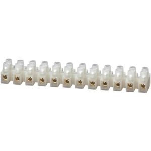Stezaljka za svjetiljke, fleksibilna: 0.5-1.5 mm kruta: 0.5-1.5 mm broj polova: 12 610810 1 kom. bijele boje slika