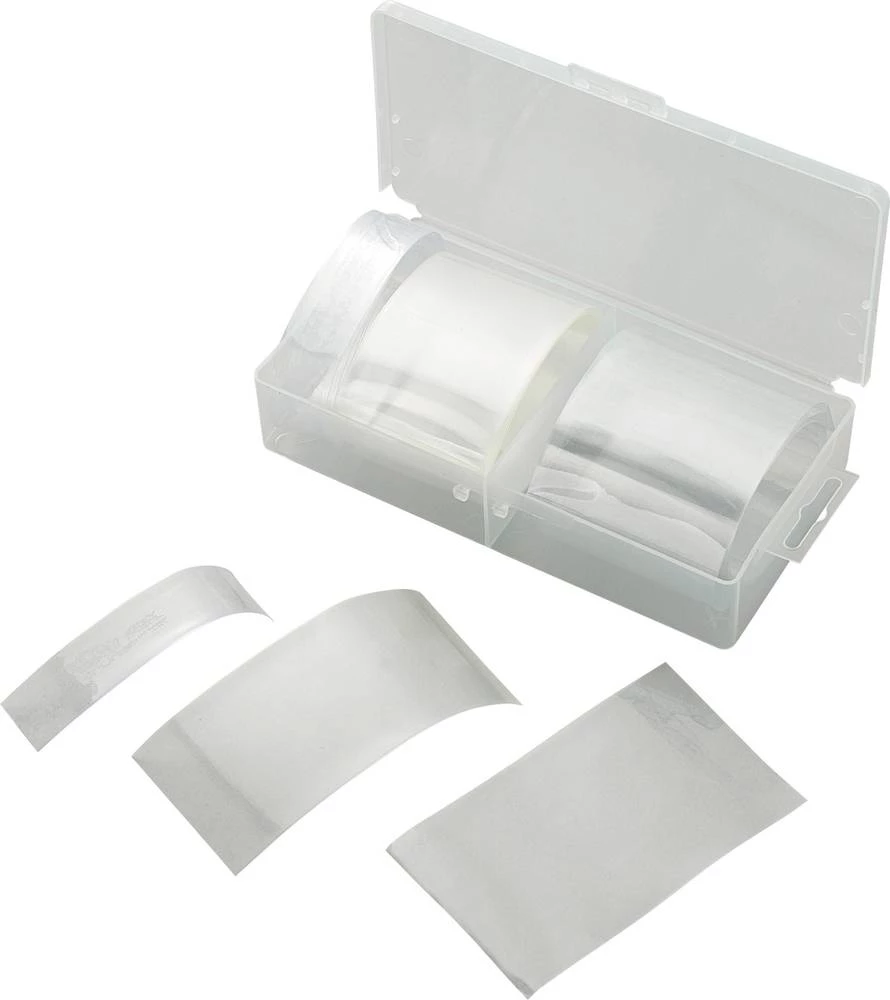 Skupljajuća cijev za akumulatorske baterije bez ljepila, prozirna 44 mm omjer skupljanja: 2:1 Conrad Components 542395 SI-105 slika