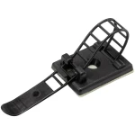 Montažno podnožje, samoljepivo, vijčano, sa vezicom za kabele, crne boje Conrad Components 1206771 WCT-85 1 kom.