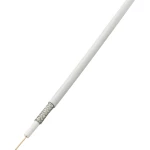 Koaksijalni kabel, vanjski promjer: 6.80 mm RG6 /U 75 Ω 85 dB bijele boje Conrad Components 609417 10 m