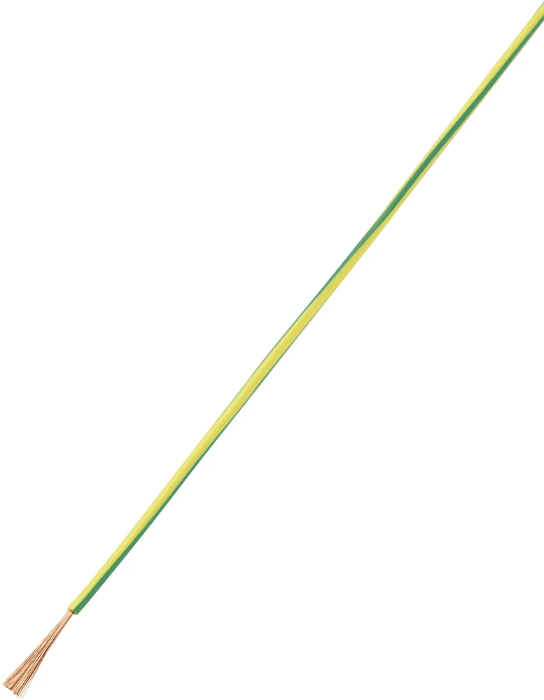 Finožični vodič LiFY 1 x 0.05 mm? zelene boje-žute boje Conrad Components 1180270 25 m slika