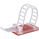 Montažno podnožje, samoljepivo, vijčano, sa vezicom za kabele, prozirno Conrad Components 1386624 WCT-85TT 1 kom.