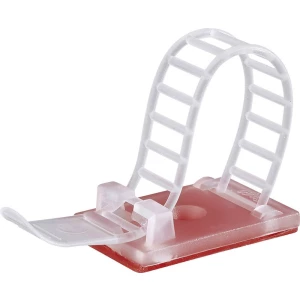 Montažno podnožje, samoljepivo, vijčano, sa vezicom za kabele, prozirno Conrad Components 1386624 WCT-85TT 1 kom. slika