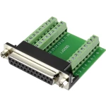 D-SUB utičnica 90 ° broj polova: 25 vijčana Conrad Components DSUB25F-27TB-3 1 kom.