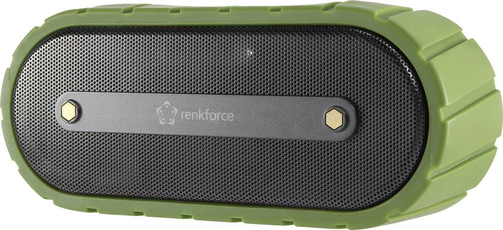 Bluetooth zvučnik 2.1 +EDR Renkforce "AdventureBox1" funkcija slobodnog govora, zaštićen od prskanja vode, SD, AUX crne-zelene b slika