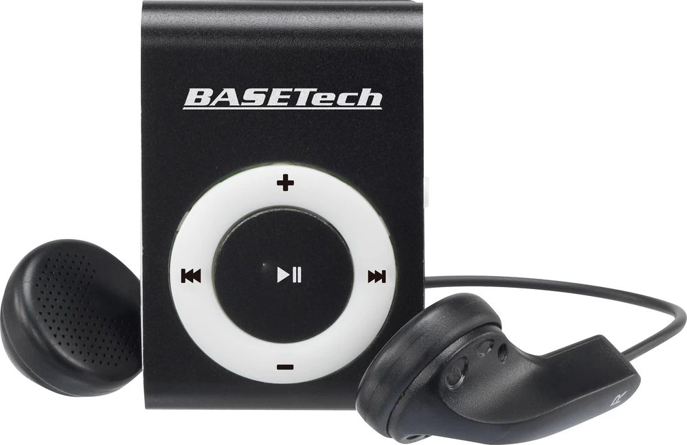 MP3-Player Basetech BT-MP-100 0 GB crne/bijele boje slika