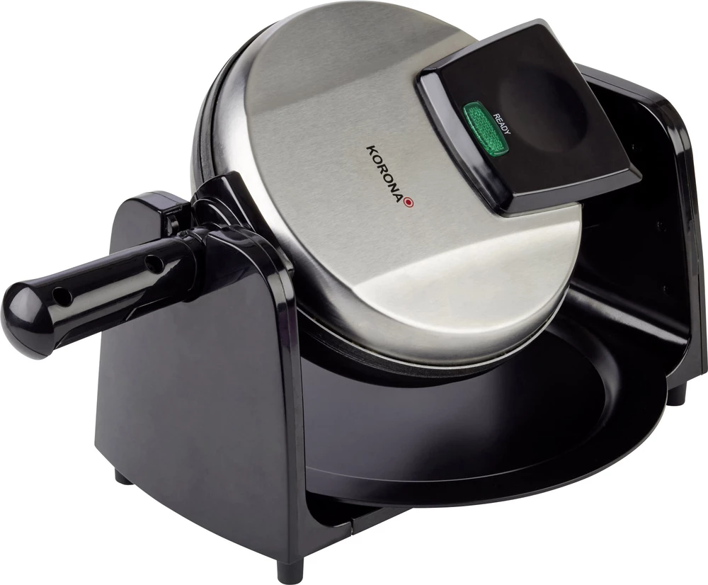 Pekač vafli 41002 Korona s ručnim podešavanjem temperature srebrna (mat), crna slika