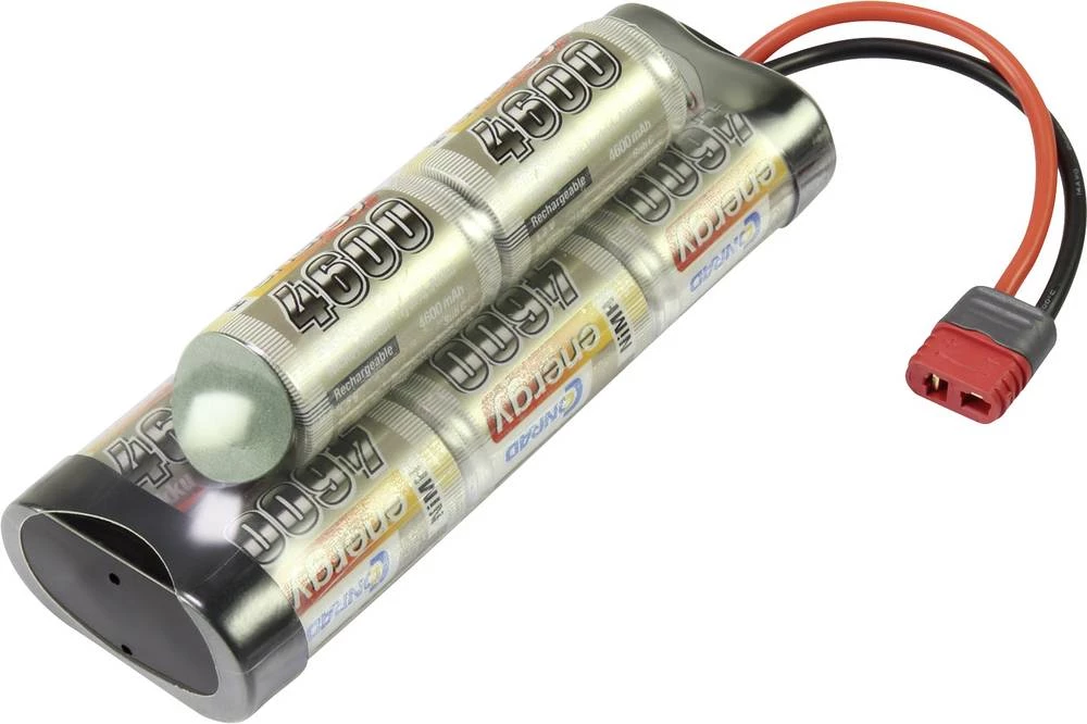 Baterijski paket za modele (NiMh) 9.6 V 4600 mAh broj ćelija: 8 Conrad energy Hump T-utikač slika