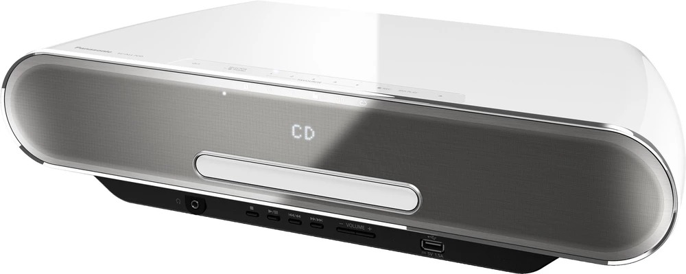 Stereo uređaj Panasonic SC-ALL7CDEGW Bluetooth®, CD, DAB+, UKW, USB, WLAN, 2 x 20 W bijele boje slika