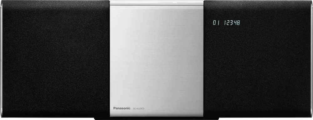 Stereo uređaj Panasonic SC-ALL5CDEGK AUX, CD, DAB+, UKW, USB, Bluetooth®, WLAN, opcija Multiroom 2 x 20 W crne boje, sive bo slika