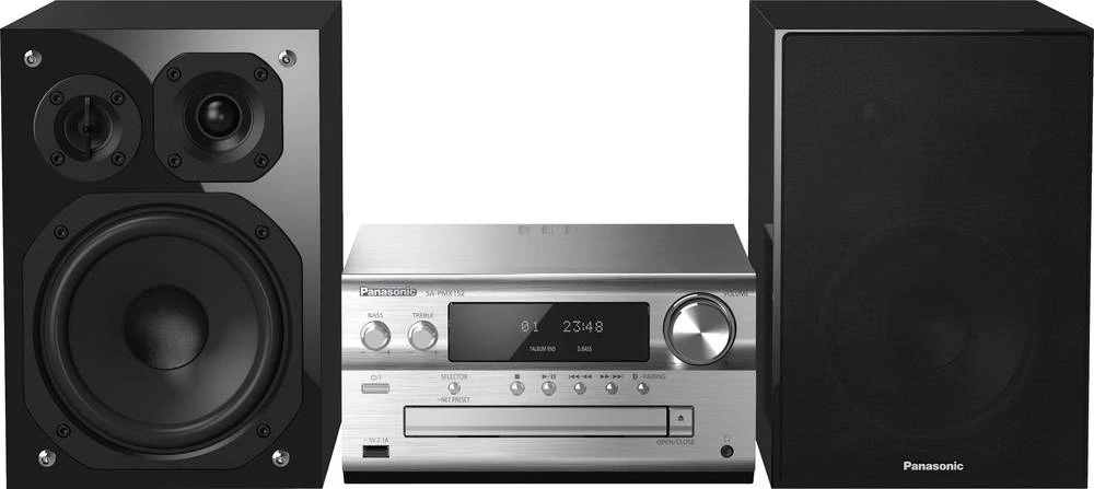 Stereo uređaj Panasonic SC-PMX152EGS Air-Play, CD, DAB+, LAN, UKW, USB, WLAN, High-Resolution Audio, opcija Multiroom 2 x 60 W c slika
