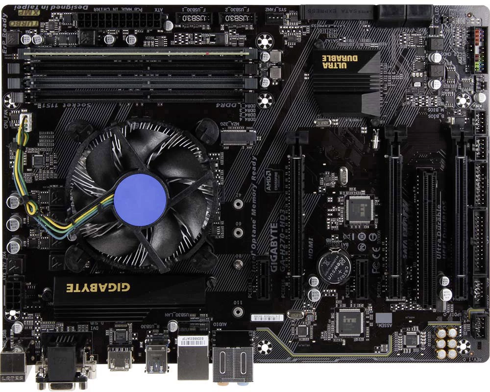 PC Tuning-Kit (Media) Intel Core i5 i5-7500 (4 x 3.4 GHz) 8 GB Intel HD Graphics 630 slika