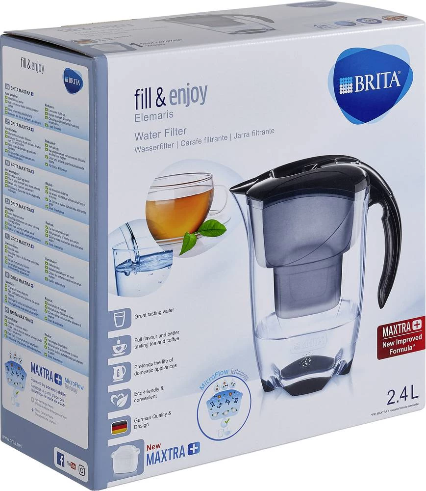 Filter za vodu Elemaris Cool MAXTRA+ 076412 Brita 2.4 l crna slika