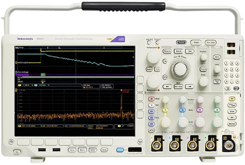 Digitalni osciloskop Tektronix MDO4034C 350 MHz 4-kanala 2.5 GSa/s 20 Mpts 11 bitni, kalibriran prema ISO standardu digitalna me slika