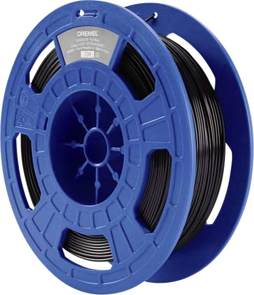 Filament Dremel 26153D02JB PLA 1.75 mm crne boje 0.5 kg slika