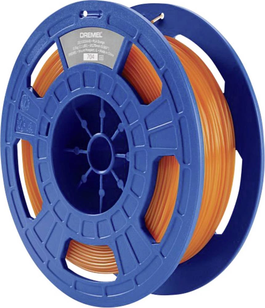 Filament Dremel 26153D04JB PLA 1.75 mm narančaste boje 0.5 kg slika