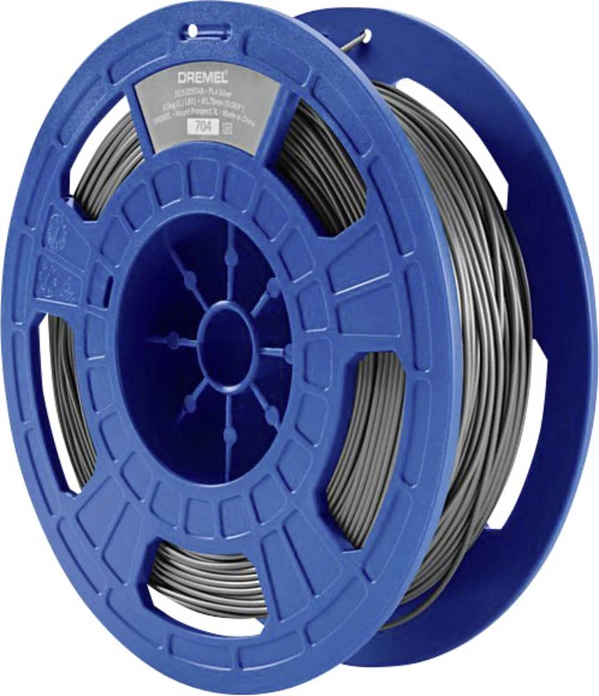 Filament Dremel 26153D50JB PLA 1.75 mm srebrne boje 0.5 kg slika