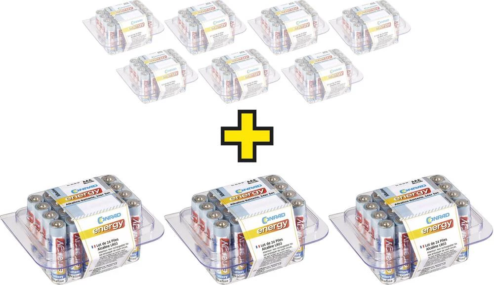 Mikro (AAA) baterija, alkalno-manganska Conrad energy 1.5 V 1 kom. slika