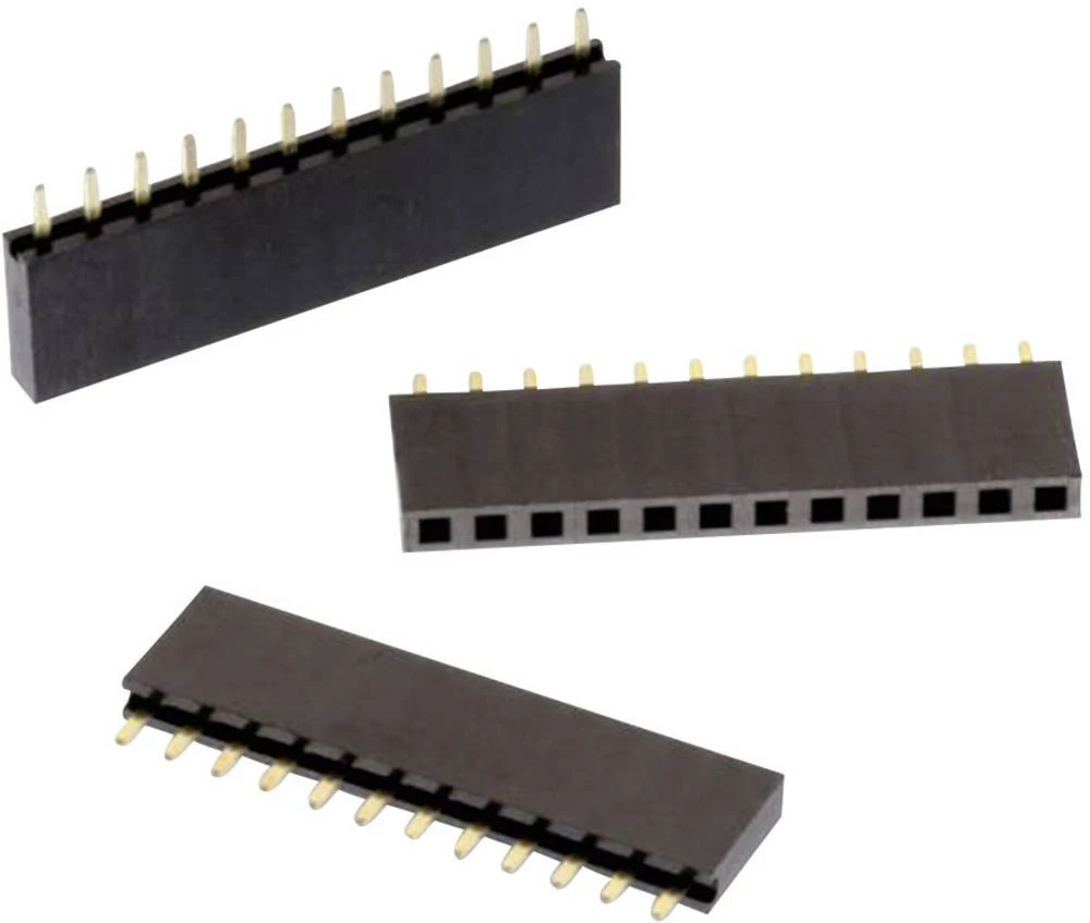 Letva sa ženskim kontaktima (standardna) WR-PHD ukupan broj polova 10 Würth Elektronik 61301011821 mjere rastera: 2.54 mm 1 kom. slika