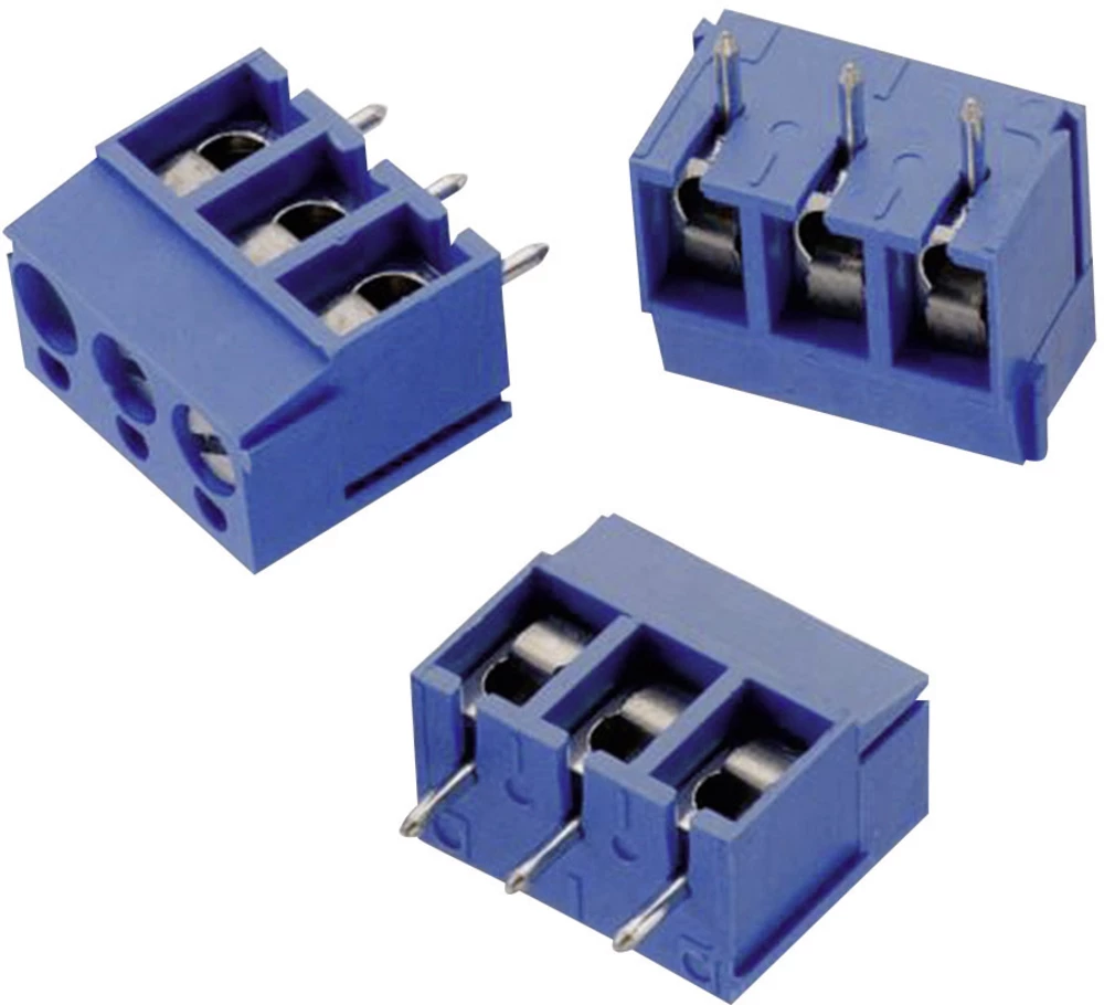 Schraubklemmblock 2.08 mm Polzahl 2 WR-TBL 101 Würth Elektronik Blau 1 St. slika