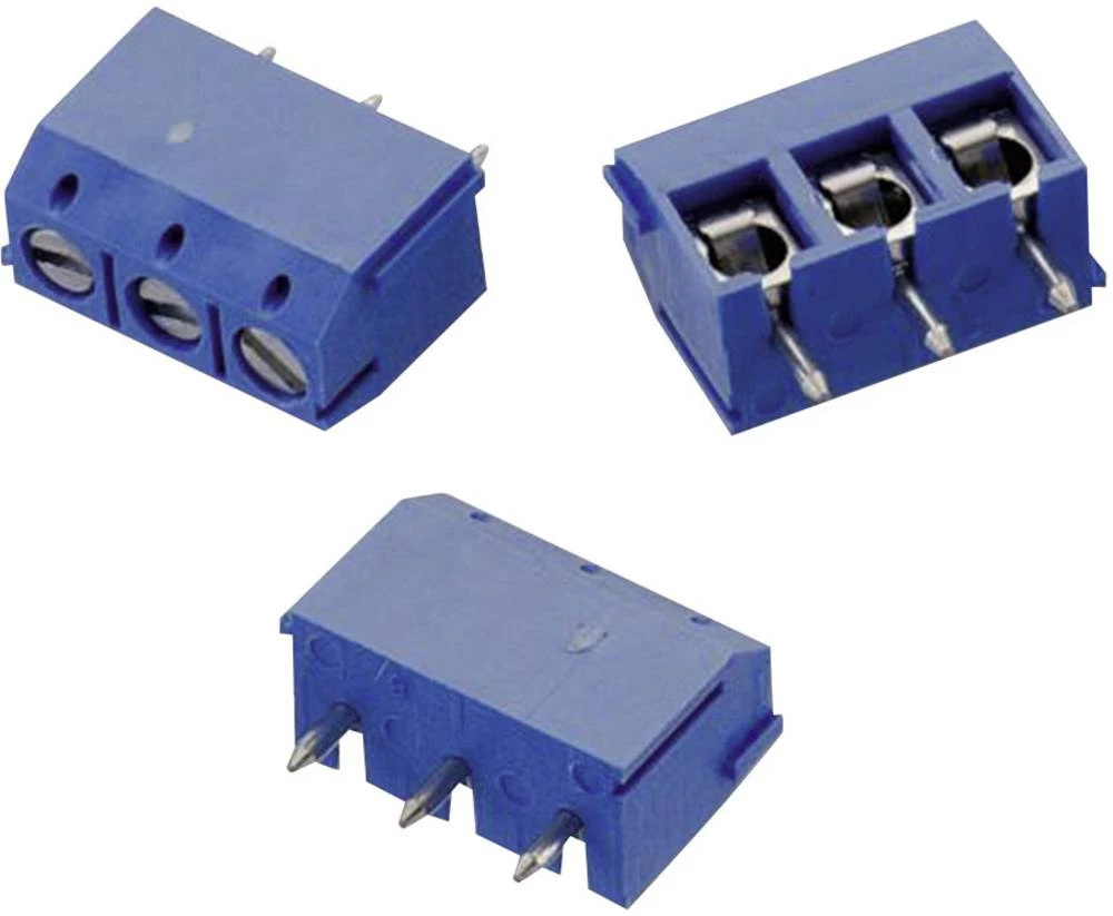 Schraubklemmblock 0.33 mm Polzahl 2 WR-TBL 102 Würth Elektronik Blau 1 St. slika