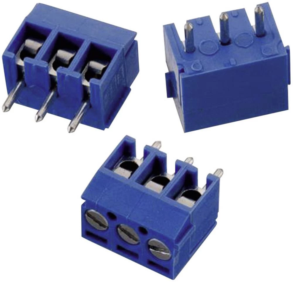Schraubklemmblock 1.31 mm Polzahl 2 WR-TBL 1031 Würth Elektronik Blau 1 St. slika
