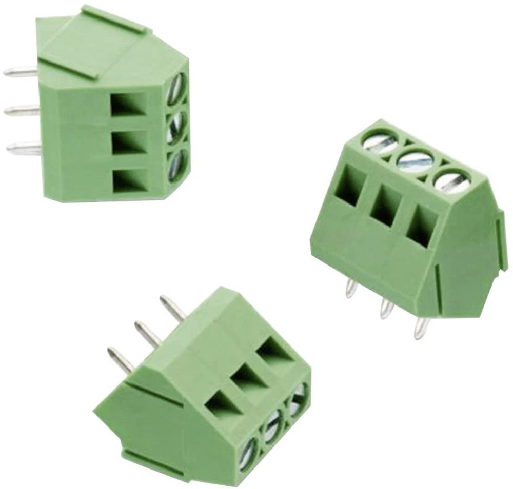 Schraubklemmblock 3.31 mm Polzahl 2 WR-TBL 211 Würth Elektronik Grün 1 St. slika