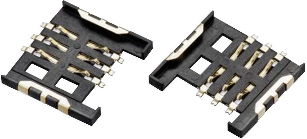 WR-CRD SIM utor za karticu, broj polova: 6, Würth Elektronik sadržaj: 1 kom slika