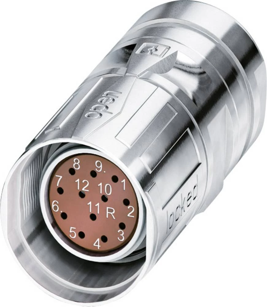 M23 feedback konektor s SPEEDCON CA-12F2N8A8502S srebrne boje Phoenix Contact sadržaj: 1 kom. slika