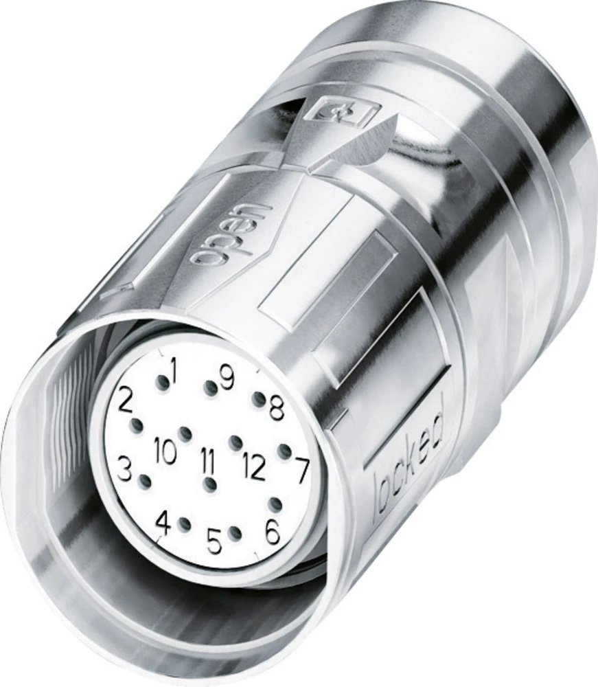 M23 kabelski konektor CA-17S1N8A8006S srebrne boje Phoenix Contact sadržaj: 1 kom. slika