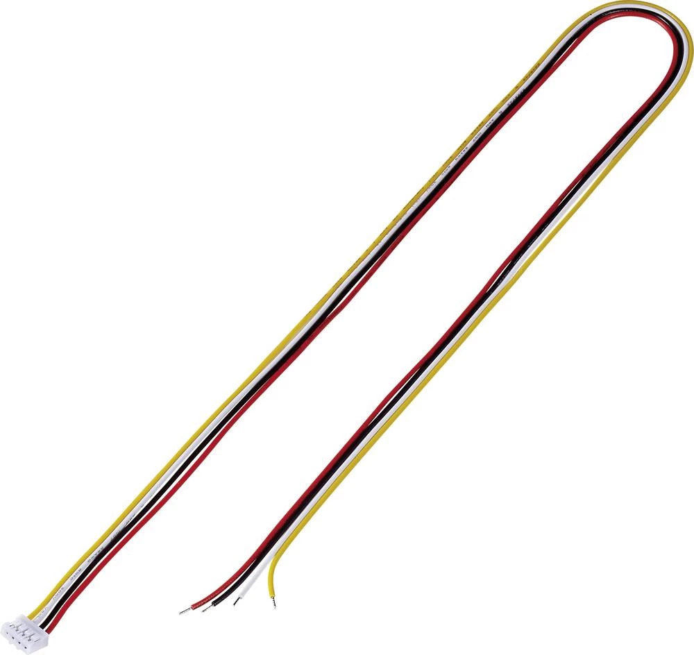 Konfekcionirana pramenka, ukupan broj polova: 4 TRU Components 1244000 mjere rastera: 2 mm 1 kom. slika