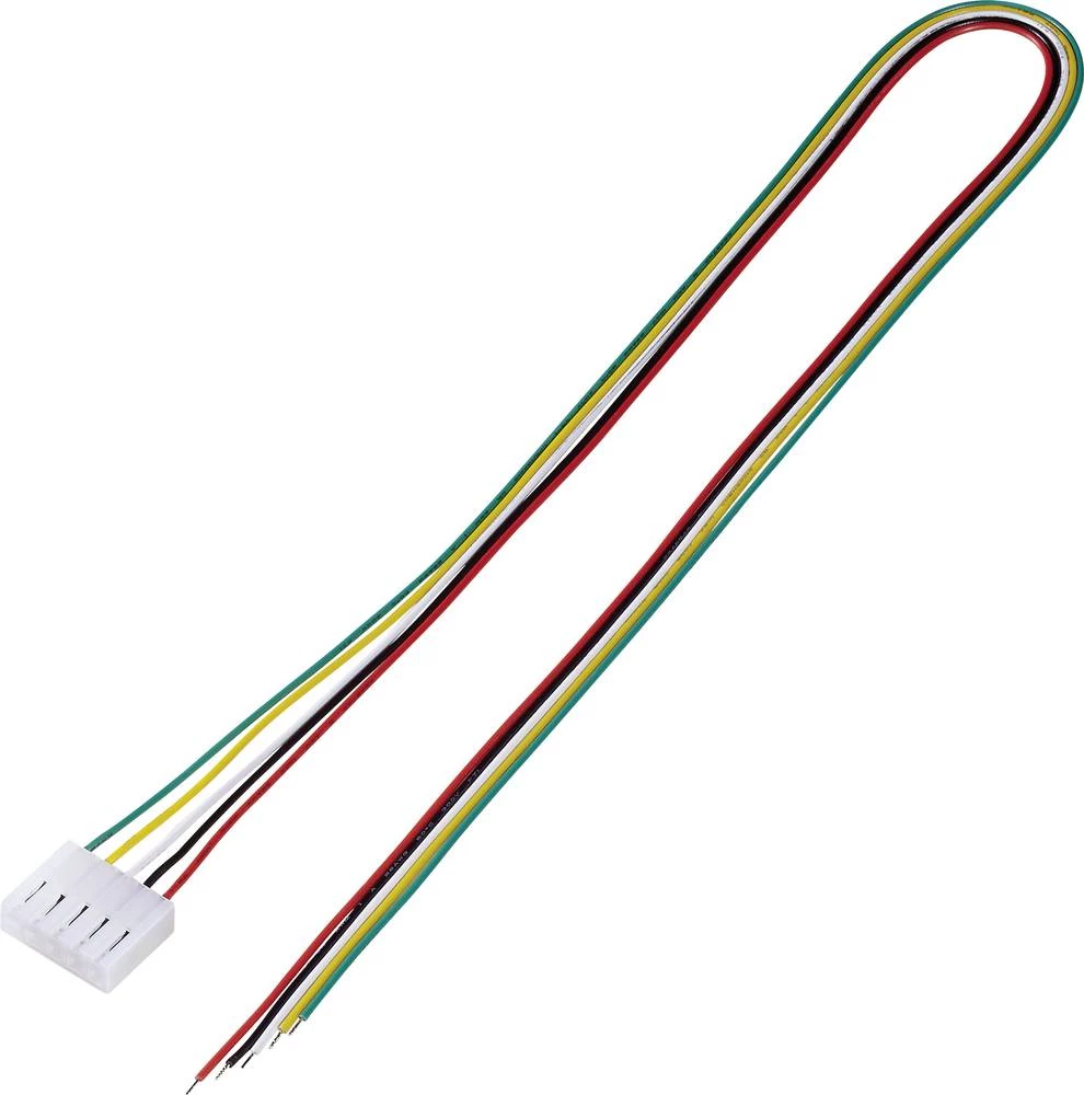 Konfekcionirana pramenka, ukupan broj polova: 5 TRU Components 1244014 mjere rastera: 5.08 mm 1 kom. slika