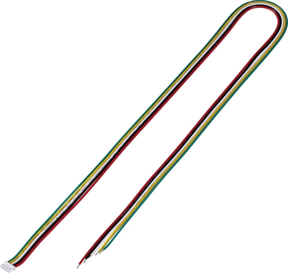 Konfekcionirana pramenka, ukupan broj polova: 5 TRU Components 1282814 mjere rastera: 1.27 mm 1 kom. slika