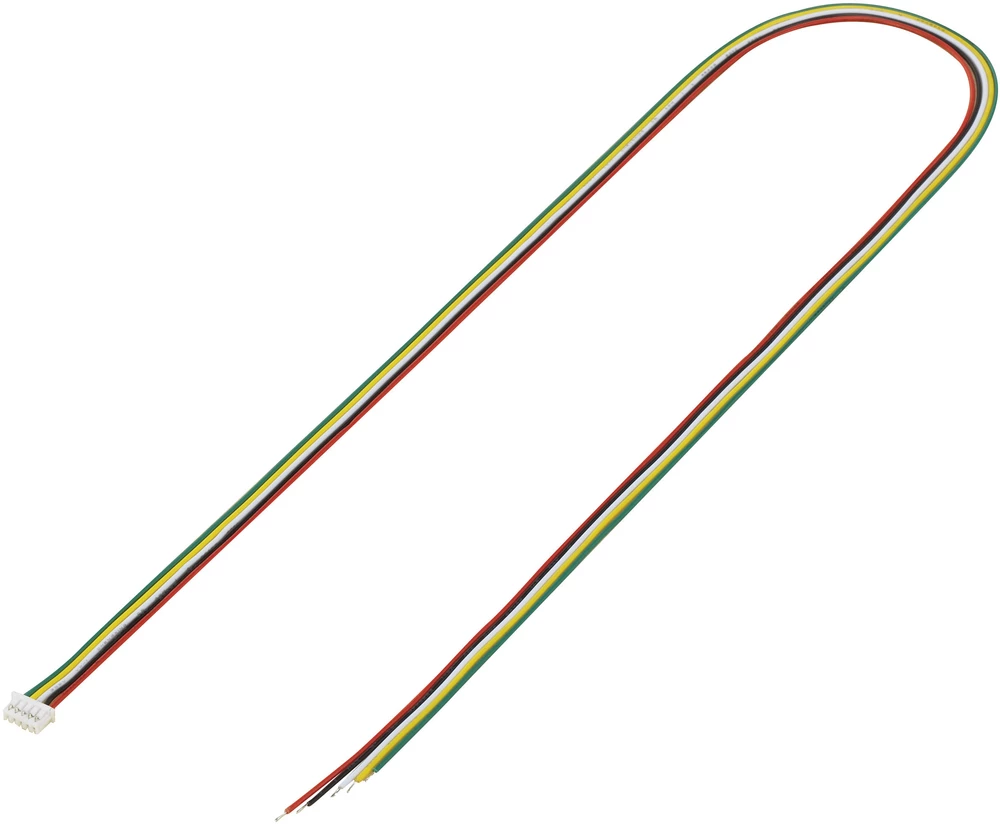 Konfekcionirana pramenka, ukupan broj polova: 10 TRU Components 1282815 mjere rastera: 1.27 mm 1 kom. slika