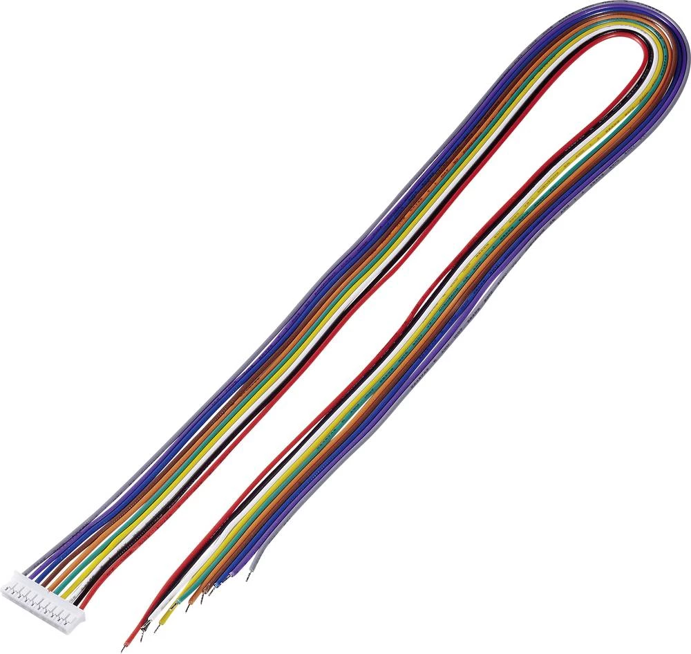 Konfekcionirana pramenka, ukupan broj polova: 10 TRU Components 1282817 mjere rastera: 2 mm 1 kom. slika