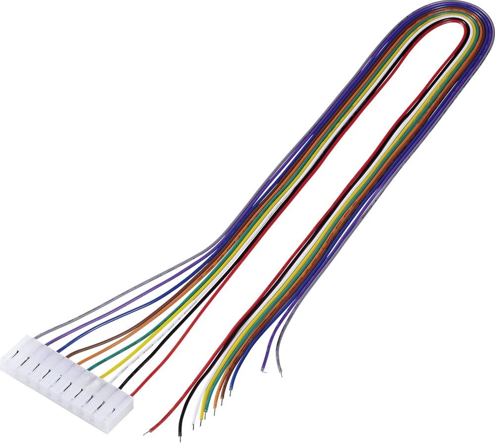 Konfekcionirana pramenka, ukupan broj polova: 10 TRU Components 1282819 mjere rastera: 5.08 mm 1 kom. slika