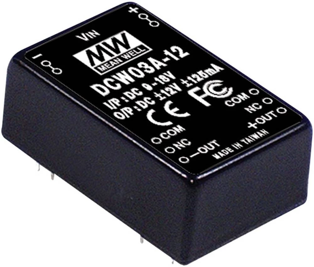 DC/DC pretvarač Mean Well DCW03C-12 125 mA slika