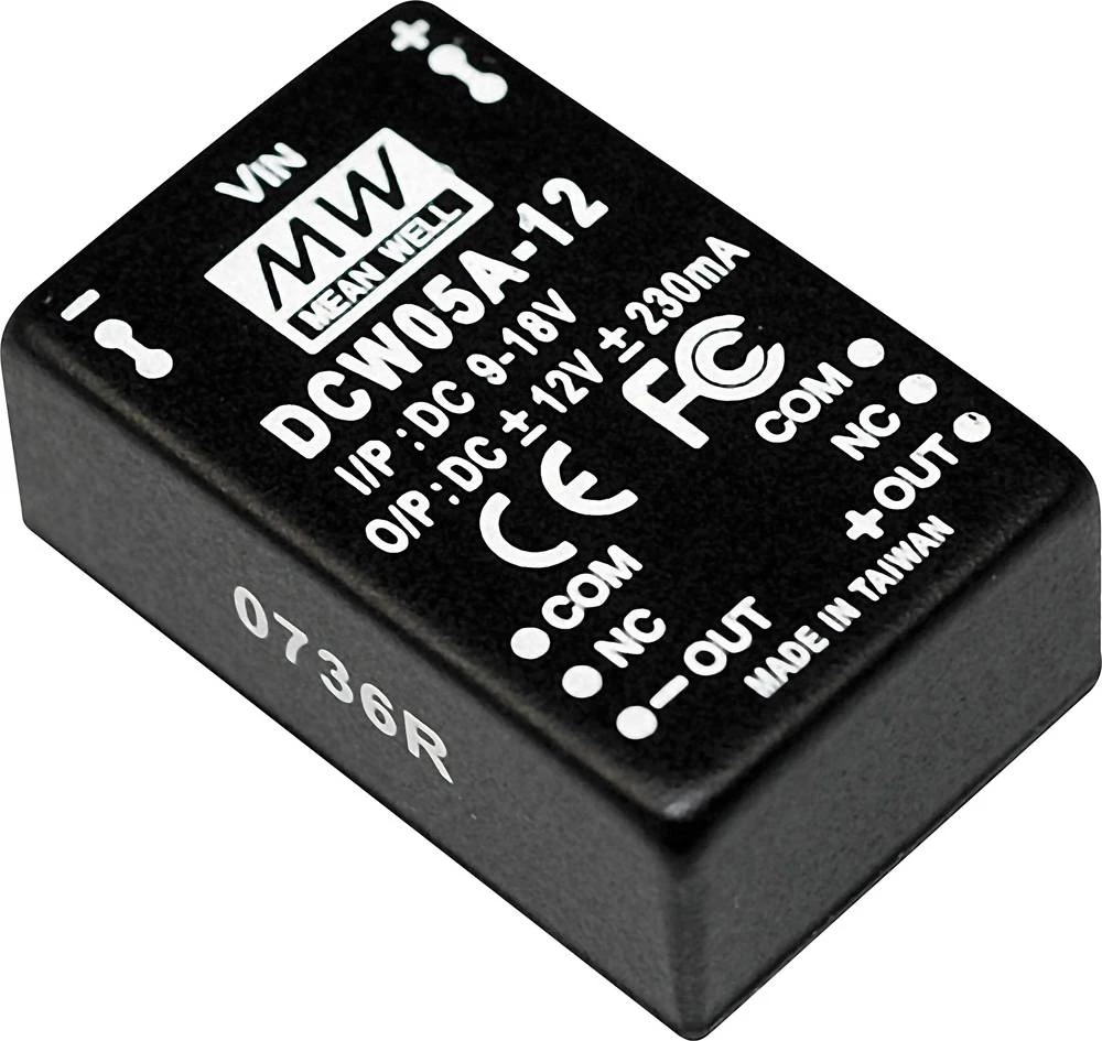DC/DC pretvarač Mean Well DCW05C-15 190 mA slika