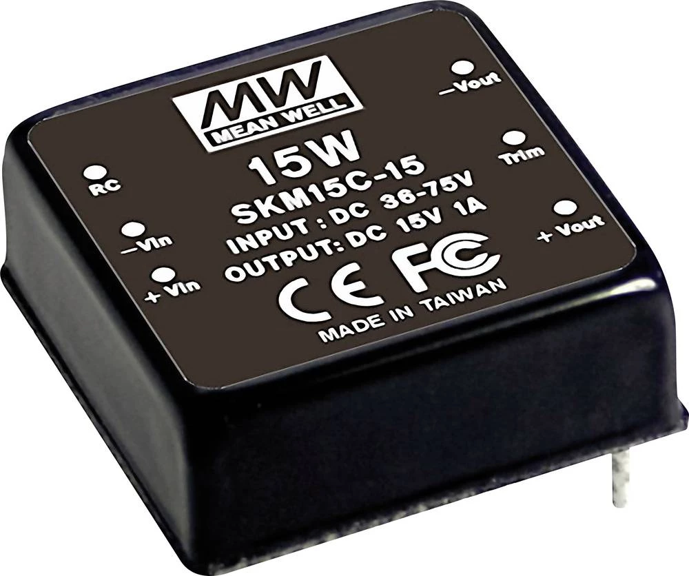 DC/DC pretvarač Mean Well SKM15C-12 1250 mA slika