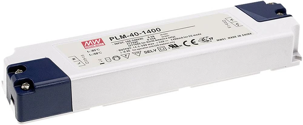 LED poganjač, konstantna struja Mean Well PLM-40-500 40 W (maks.) 500 mA 40 - 80 V/DC slika