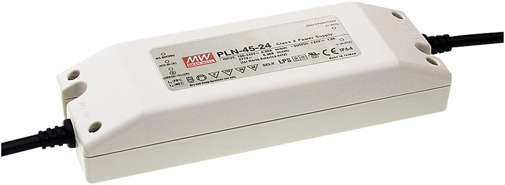 LED poganjač, konstantna struja Mean Well PLN-45-15 45 W (maks.) 3 A 11.25 - 15 V/DC mogućnost prigušivanja slika