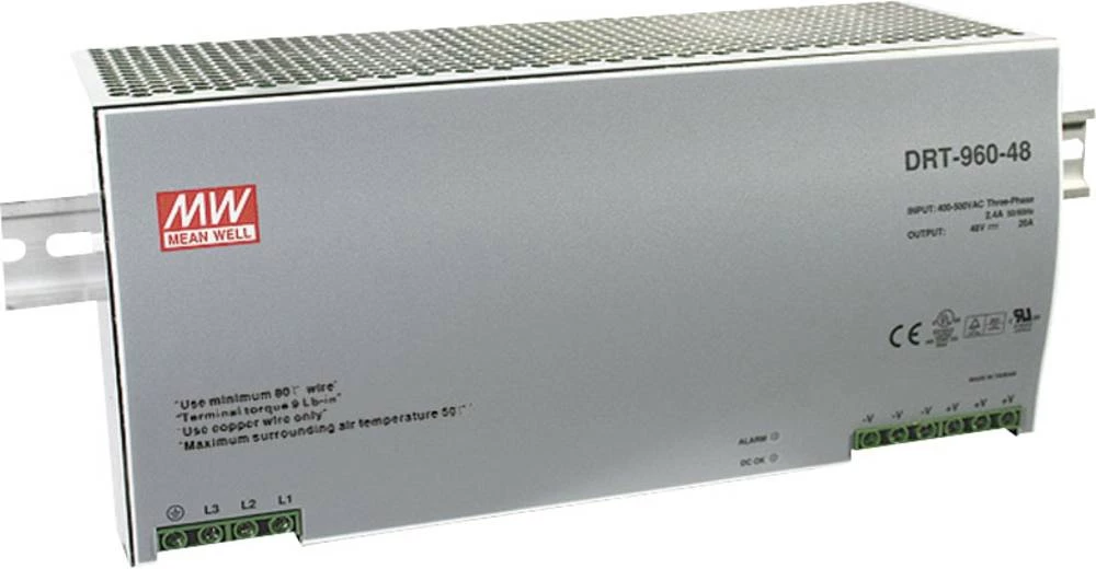 Napajač za profilne šine (DIN-letva) Mean Well DRT-960-24 24 V/DC 40 A 960 W 1 x slika