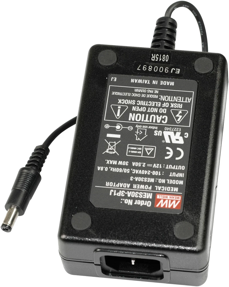 Stolni napajač s fiksnim naponom Mean Well MES30A-6P1J 24 V/DC 1.25 A 30 W slika