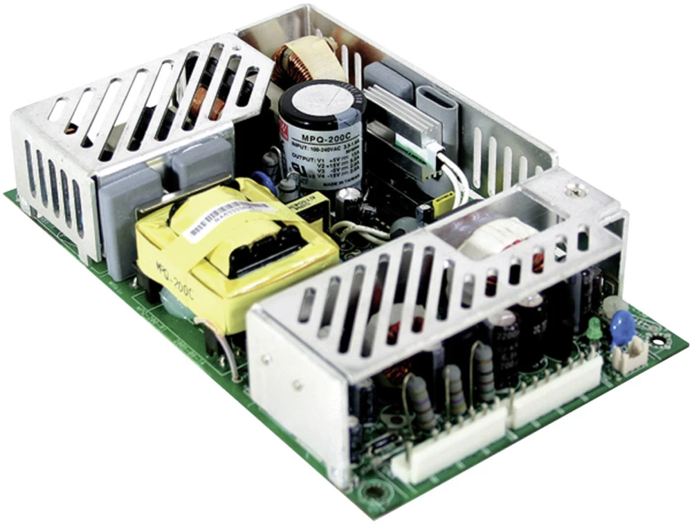 AC/DC modul napajanja, otvoreni okvir Mean Well MPS-200-24 slika