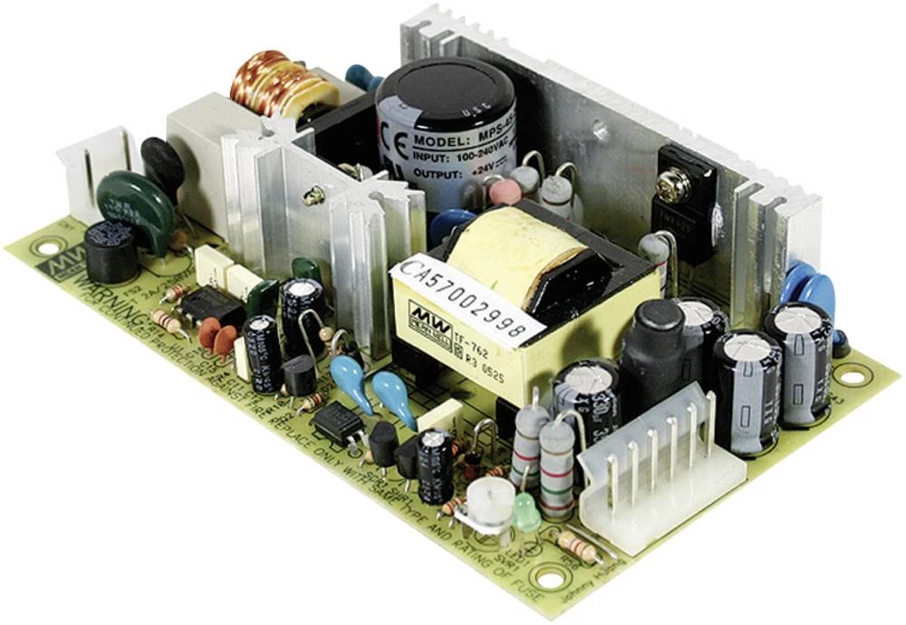 AC/DC modul napajanja, otvoreni okvir Mean Well MPS-45-7.5 slika