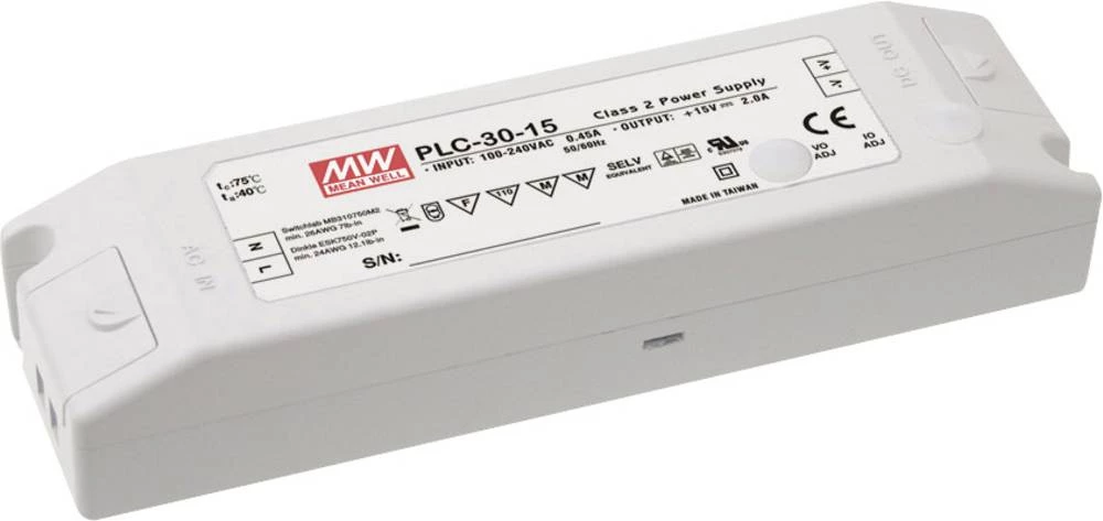 Mean Well PLC-30-15 LED poganjač LED preklopni napajač slika