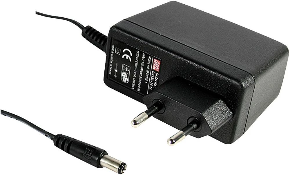 Utični napajač s fiksnim naponom Mean Well GS15E-1P1J 5 V/DC 2400 mA 12 W slika